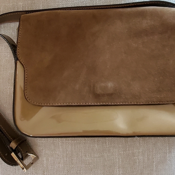 BALLY Vintage Shoulder Bag*Patent & Suede Leather - Picture 9 of 9